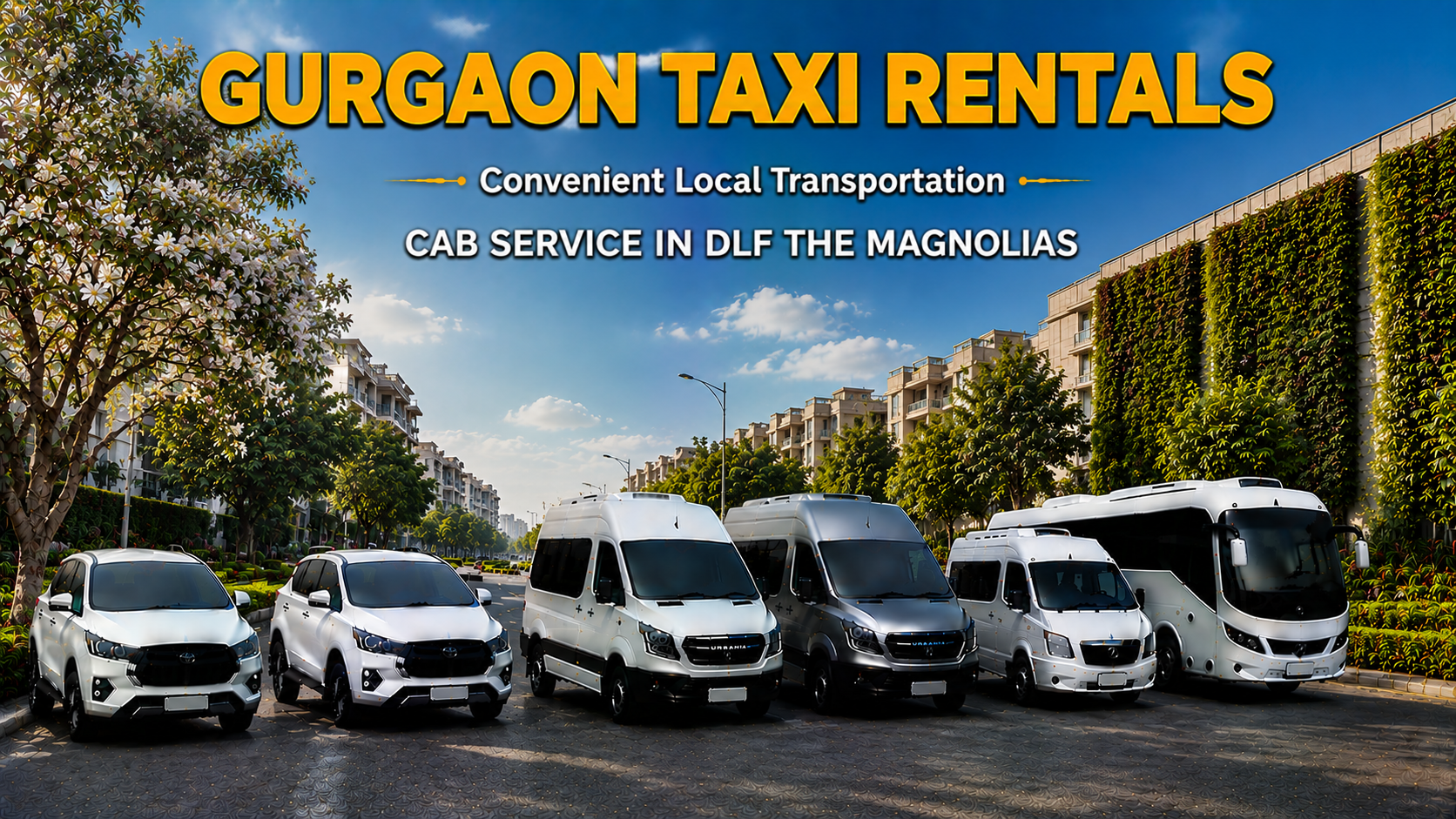 Cab Service in DLF The Magnolias