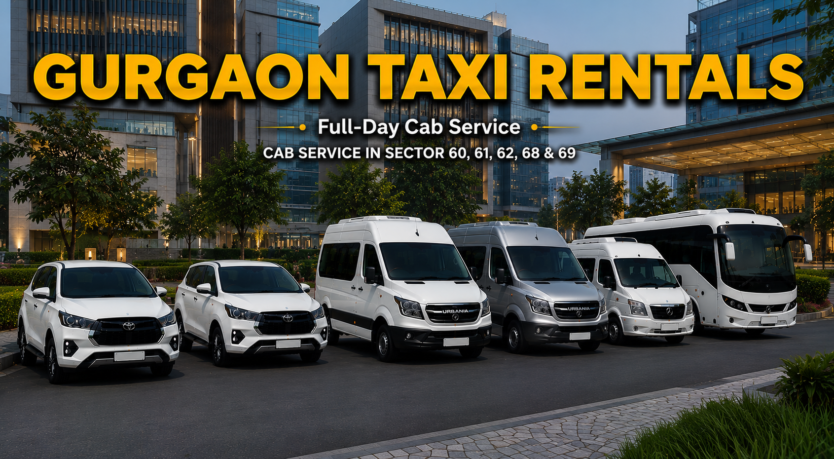 Cab Service in Sector 60, 61, 62, 68 & 69