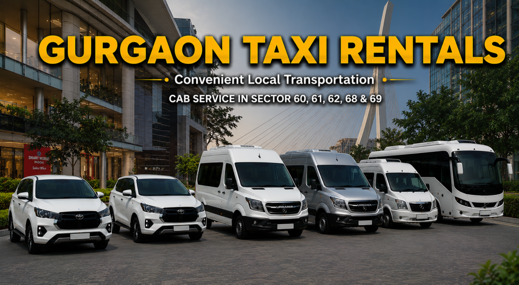 Cab Service in Sector 60, 61, 62, 68 & 69