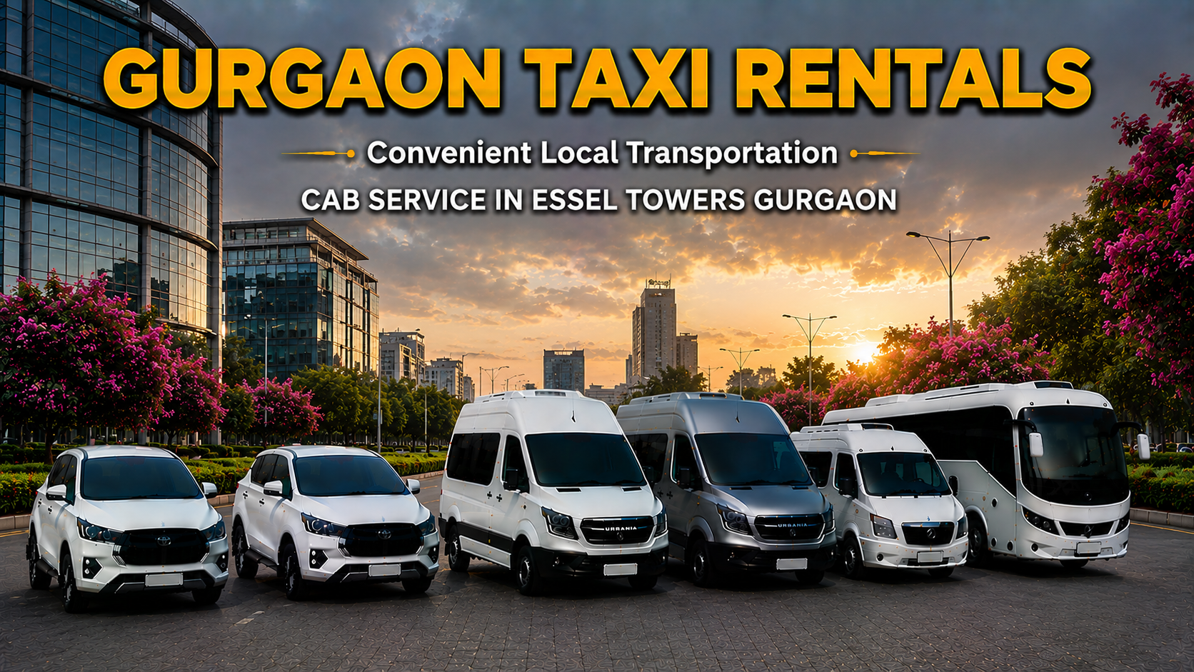 cab service in Essel Towers Gurgaon