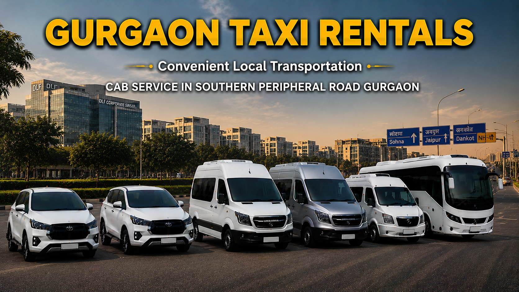 Cab Service in Southern Peripheral Road Gurgaon